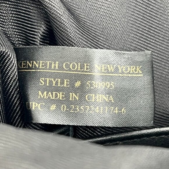 Kenneth Cole Black Adjustable Messenger Laptop Bag | Classic Design - Picture 6 of 12